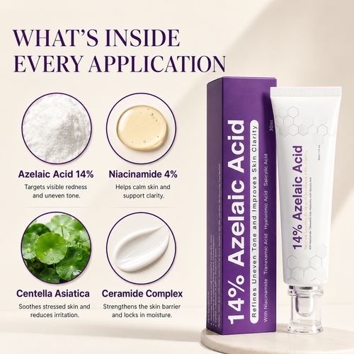 Azelaic Acid 14% Redness Reducing Cream